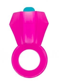 Rock Candy Vibrating Bling Pop Cock Ring Pink