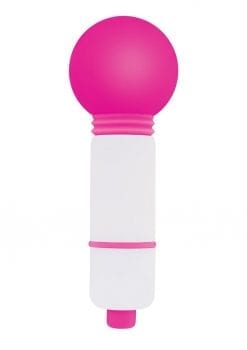 Rock Candy Fun Size Lala Pop Mini Massager Multi Function Shower Proof Pink
