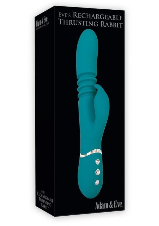 Adam and Eve - Eves Rechargeable Thrusting Rabbit Multi Function Waterproof Green