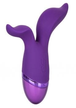 Aura Duo Multi Function Silicone USB Rechargeable Waterproof Purple