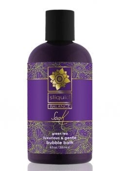 Sliquid Balance Soak Green Tea  Luxurious and Gentle Bubble Bath 8.5 oz.