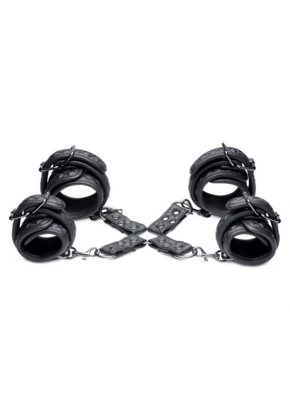 Master Series Concede Wrist and Ankle Restraint Set Bondage