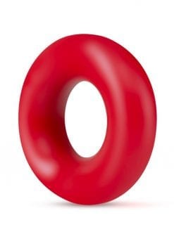 Stay Hard Donut Rings Cock Ring Red 2 Each Per Pack