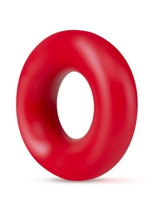 Stay Hard Donut Rings Cock Ring Red 2 Each Per Pack