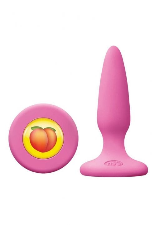 Mojis Hashtag BTY Silicone Mini Tapered Anal Plug - Pink