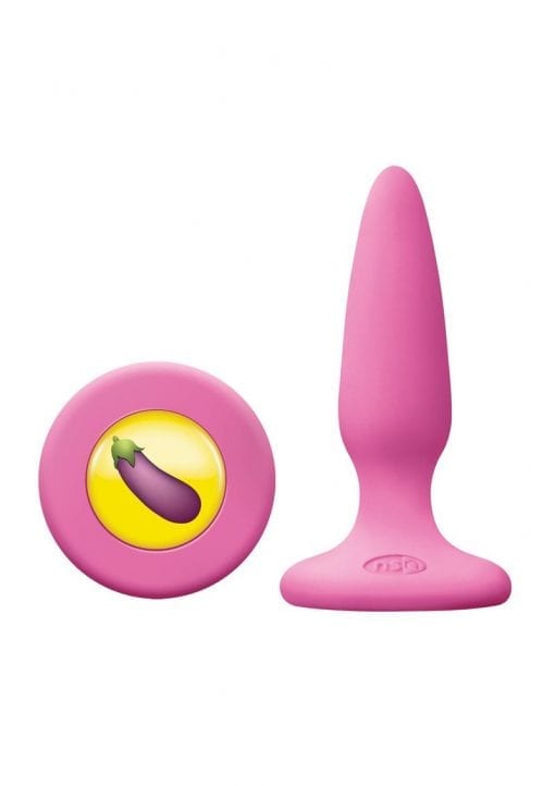 Mojis Hashtag DCK Silicone Mini Tapered Anal Plug - Pink