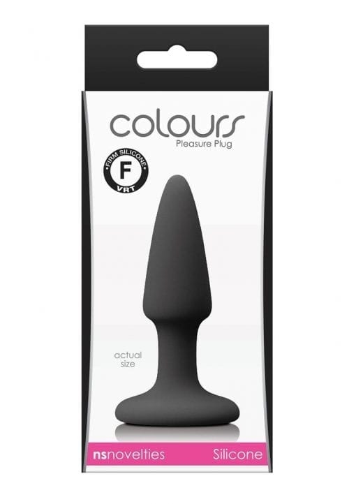 Colours Pleasure Plug Silicone Mini Anal Plug - Black