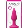 Colours Pleasure Plug Silicone Mini Anal Plug - Pink
