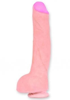 John Holmes Realistic Cock 12 Inch Flesh