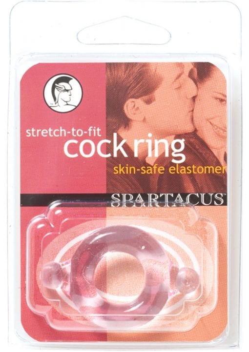 Elastomer Stretch To Fit Cock Ring Pink