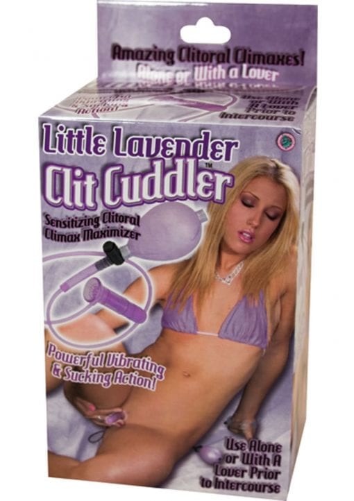 Little Lavender Clit Cuddler Pussy Pump Purple