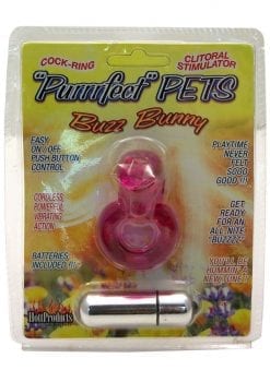 Purrrfect Pets Buzz Bunny Stimulator With Vibrating Bullet Purple