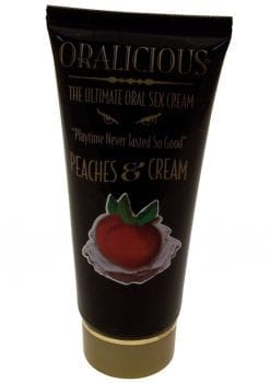 Oralicious Ultimate Oral Sex Cream 2 Ounce Peaches and Cream