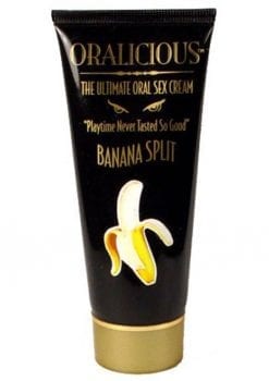 Oralicious Ultimate Oral Sex Cream 2 Ounce Banana Split