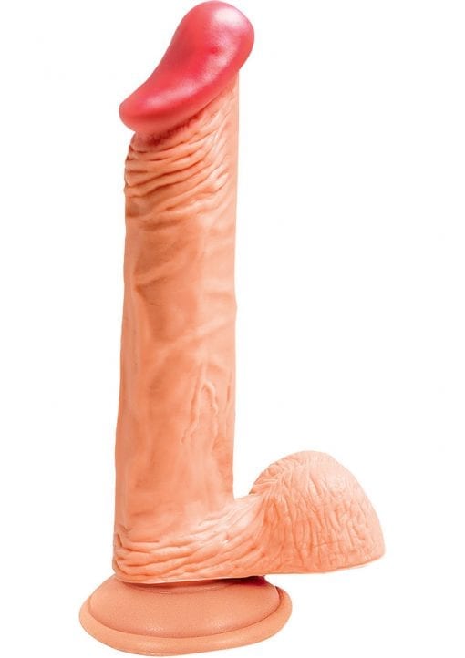 Lifelikes Vibrating Royal Knight Vibrator 8 Inch Flesh