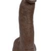 Signature Cocks Mr. Marcus Dildo with Balls 9in - Chocolate