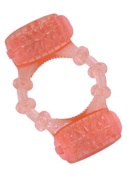 Two O Double Pleasure Ring Silicone Cock Ring Flesh