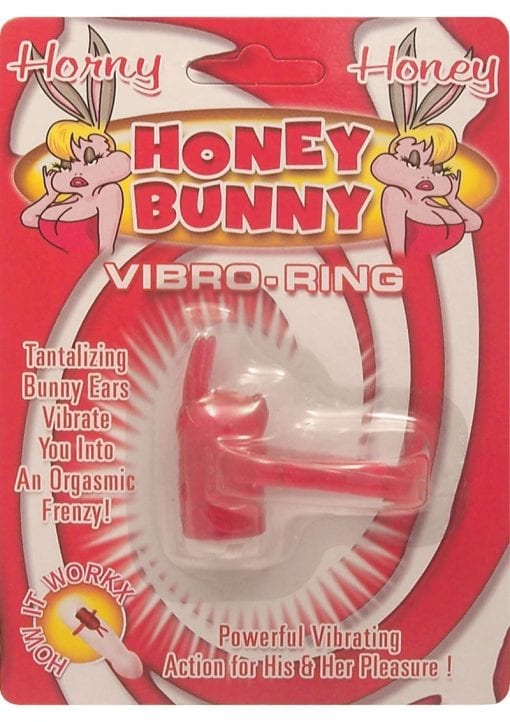 Horny Honey Bunny Vibro Cock Ring Magenta