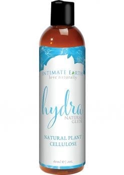 Intimate Earth Hydra Natural Glide Water Based Natural Plant Cellulose Lube 2oz