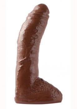 Basix Rubber Works Fat Boy Dong 10 Inch Brown