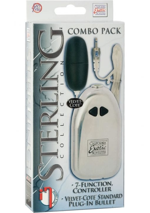 Sterling Collection Combo Pack 4 Velvet Cote Bullet 7 Function Controller