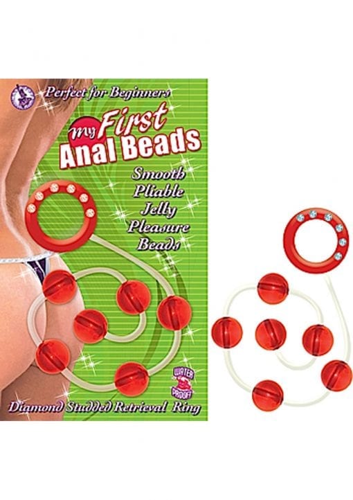 My First Anal Beads Red