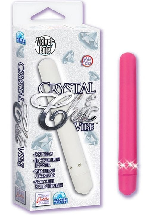 CRYSTAL CHIC VIBE 4.5 INCH PINK