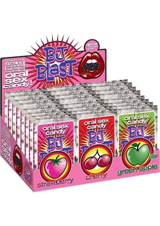 BJ Blast Oral Sex Candy 36 Display Assorted Flavor