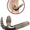 Fetish Fantasy Strapless Strap On With Anal Stimulator 5 Inch Black