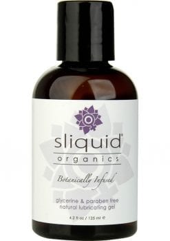 Sliquid Organics Botanically Infused Water Based Gel Lubricant 4.2 Ounce