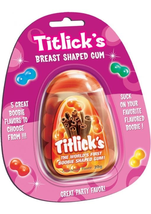 Titlicks Breast Shaped Gum Cinnamon