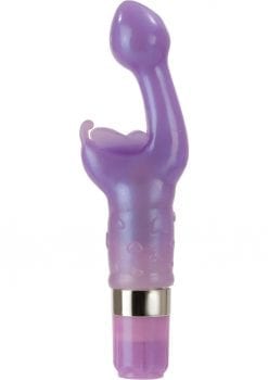 PLATINUM EDITION BUTTERFLY KISS MULTIFUCTION WATERPROOF 2.75 INCH PURPLE