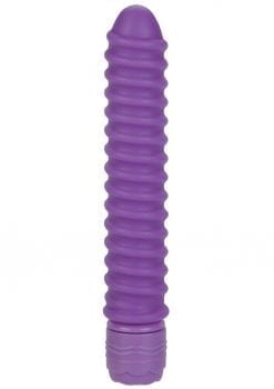 SHANES WORLD SORORITY SCREW VIBE SILICONE 5 INCH PURPLE