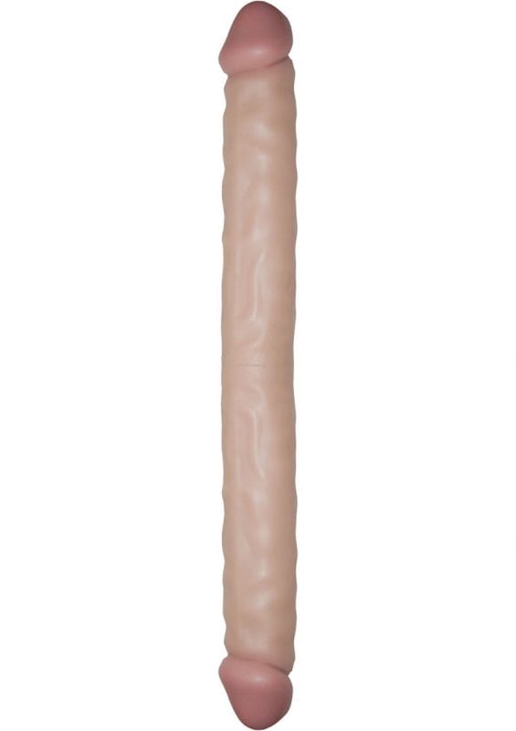 Real Skin All American Whoppers Double Dong 18 Inch Waterproof Flesh