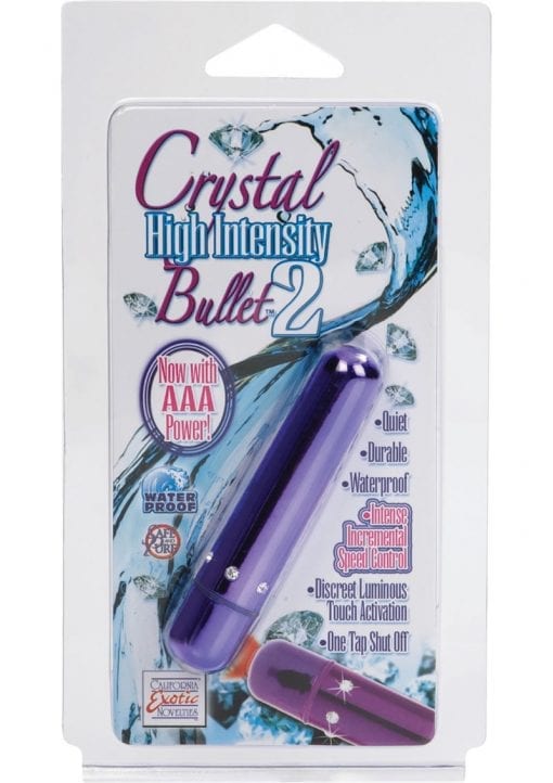 Crystal High Intesity Bullet 2 Waterproof Purple