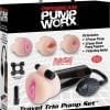 Pump Worx Travel Trio Set 3 Inch Waterproof Bullet