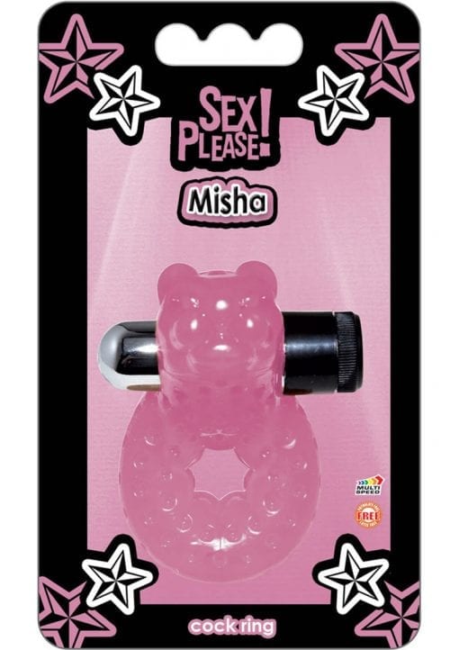 Sex Please Misha Cockring With Bullet Pink