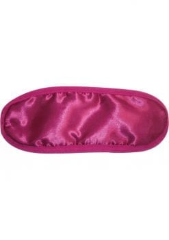 Sex And Mischief Satin Hot Pink Blindfold Hot Pink