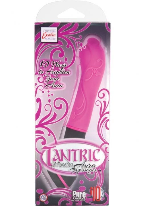 Tantric 10 Function Aura Massager Silicone Pink