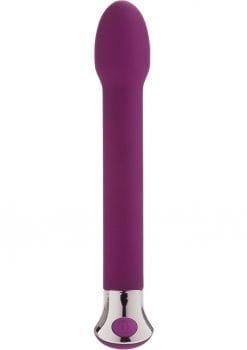 10 Function Risque Tulip Vibrator Waterproof 5.75 Inch Purple