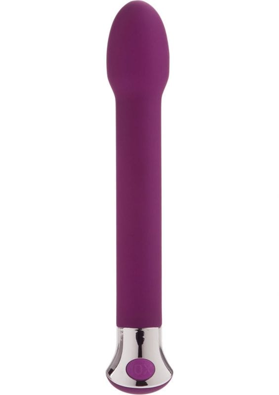 10 Function Risque Tulip Vibrator Waterproof 5.75 Inch Purple