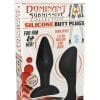 Dominant Submissive Silicone Butt Plug Waterproof Black