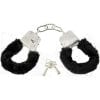 Sex And Mischief Furry Handcuffs Black