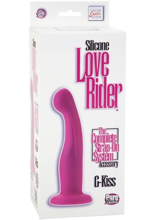 Silicone Love Rider G Kiss Dong Pink 6 Inches