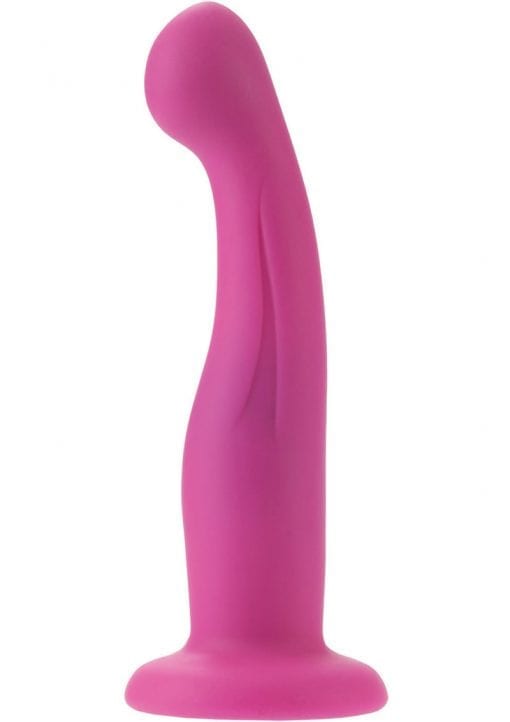 Silicone Love Rider G Kiss Dong Pink 6 Inches