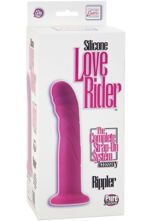 Silicone Love Rider Rippler Probe Pink 7 Inches