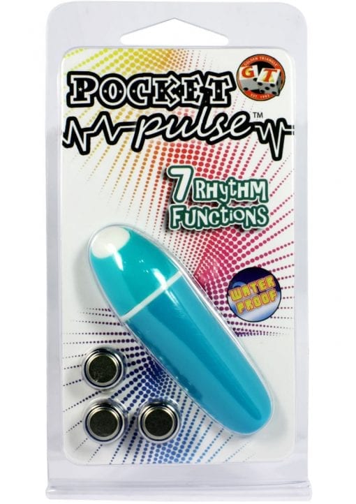 Pocket Pulse Bullet Waterproof 2.75 Inch Teal
