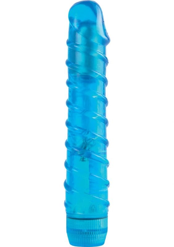 Juicy Jewels Aqua Crystal Vibrator Waterproof Blue