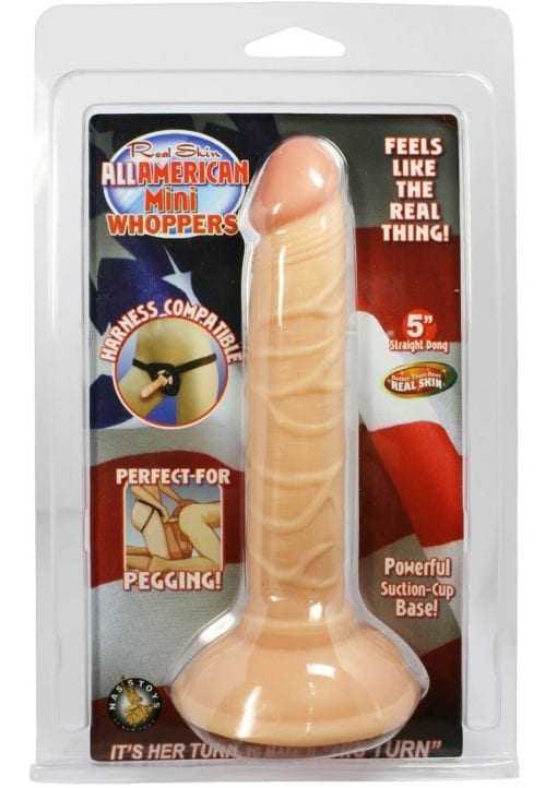 Real Skin All American Mini Whoppers Dong 5 Inch Flesh