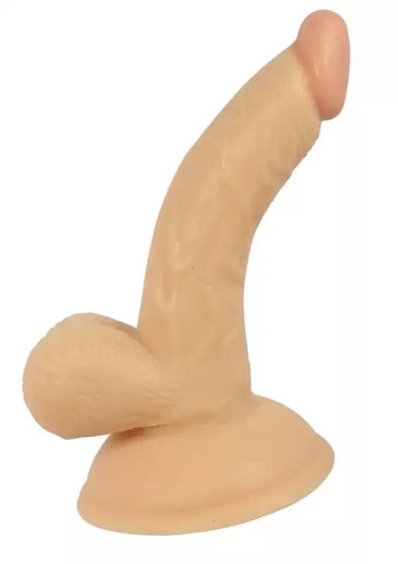 Real Skin All American Mini Whoppers Dong With Balls Flesh 4 Inch